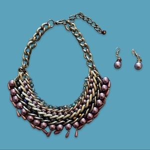 Statement Necklace and Earring Set